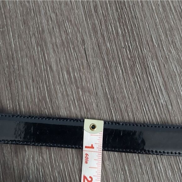Cole Haan Black Patent Leather Belt 26 - Picture 6 of 6